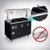 Thumbnail image #4 for Vollrath 2-Series Affordable Portable Deluxe 4-Well Mobile Hot Food Station with Breath Guard