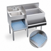 Thumbnail image #4 for Krowne Royal Series 42-Inch Underbar Ice Bin/Cocktail Station with Right Ice Bin, Blender Station, and 10-Circuit Cold Plate