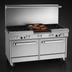 Thumbnail image #4 for Southbend Ultimate 60-Inch Gas Restaurant Range with 6 Open Burners, 24-Inch Charbroiler, and 2 Cabinets
