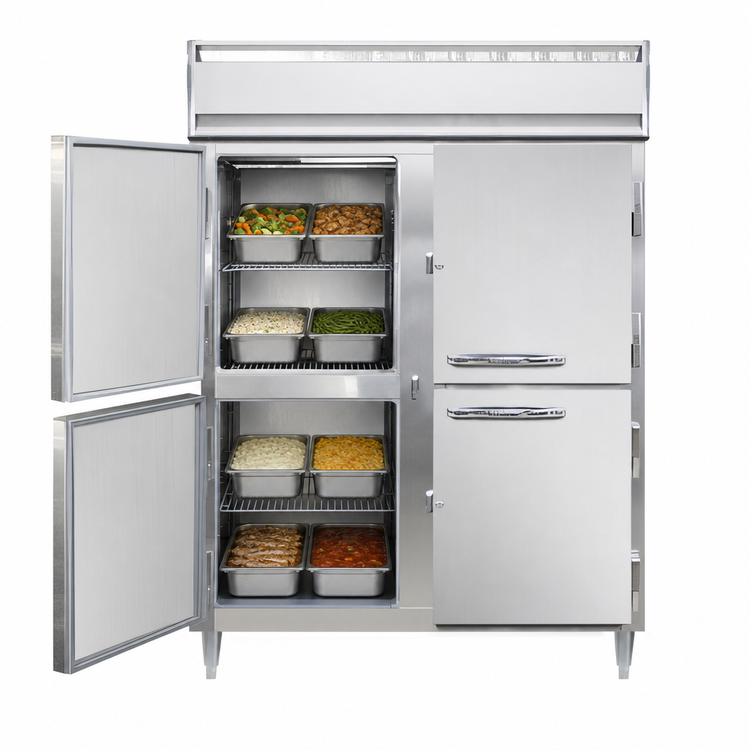Product image #4 for Continental Refrigerator DL2WE-PT-HD Designer Line Extra Wide Pass-Thru Heated Holding Cabinet