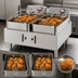 Thumbnail image #4 for Star-Max 30 lb Twin Pot Electric Countertop Fryer, 208/240V