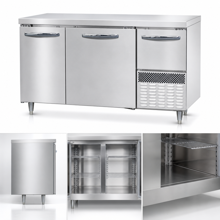 Product image #4 for Continental Refrigerator Designer Line 60" Two-Section Worktop Freezer