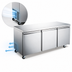Thumbnail image #4 for Omcan 72-Inch Three-Section Undercounter Reach-In Refrigerator, 15.5 Cu. Ft., Stainless Steel