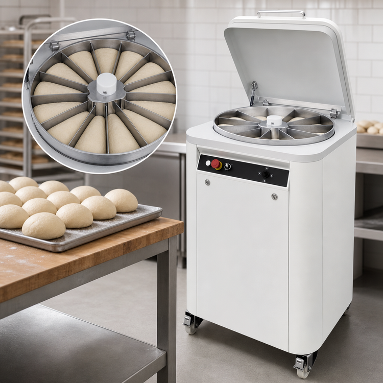 Product image #4 for Univex SRD20 Semi-Automatic Round Dough Divider, Floor Model, 20 Portions