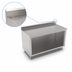 Thumbnail image #4 for John Boos Stainless Steel Open Front Work Table Cabinet Base, 36 x 24 Inches, 5-Inch Backsplash