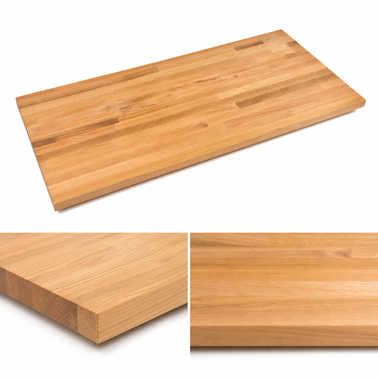 Product image #4 for Appalachian Red Oak Blended Edge Grain Island Countertop, 132 x 38 x 1-1/2 Inch, Oil Finish