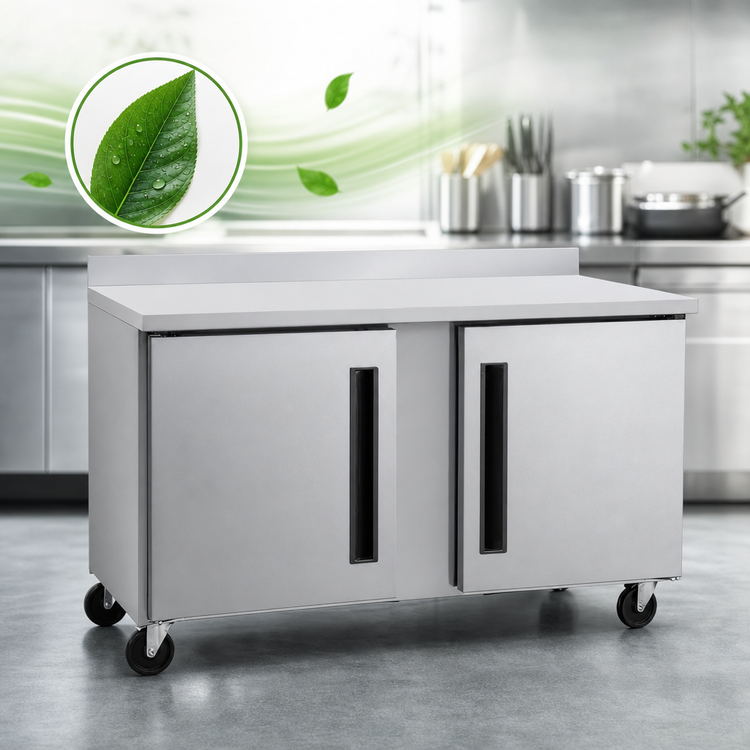 Product image #4 for Centerline 60-Inch Two-Section Compact Worktop Freezer with Solid Left/Left Doors