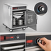 Thumbnail image #4 for FWE Ultra-Universal Mobile Electric Heated Banquet Holding Cabinet, 30-3/4 Inch Wide, 24-32 Covered Plate or 16 1/1 GN Pan Capacity