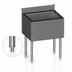 Thumbnail image #4 for CHOICE by Glastender 48-Inch Underbar Stainless Steel Ice Bin with Open-Channel Backsplash, 134 lb Capacity
