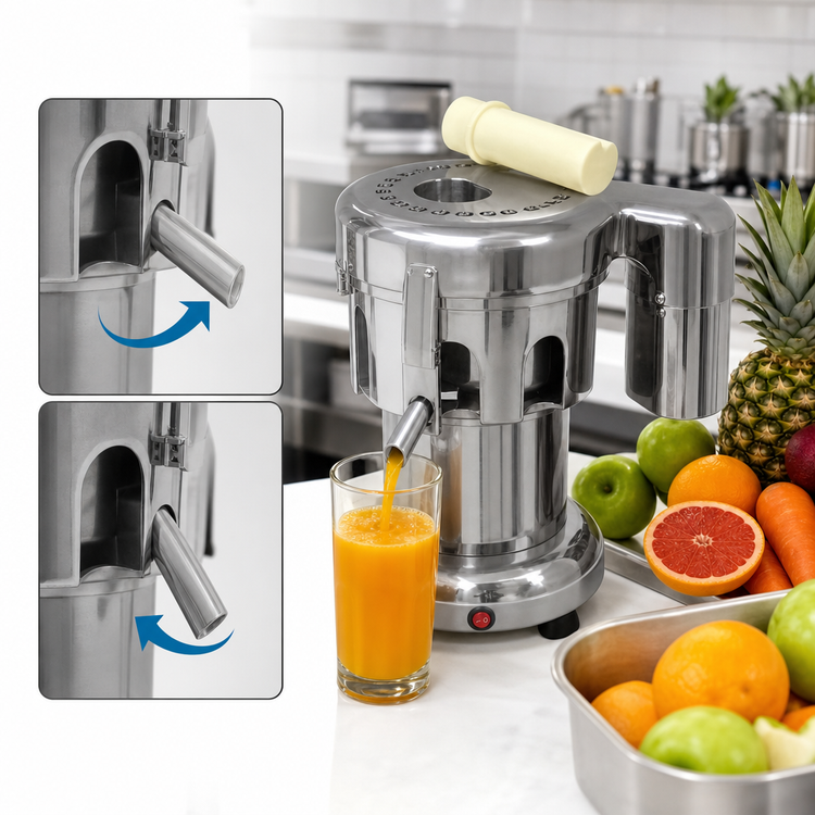Product image #4 for Uniworld Countertop Electric Juice Extractor with Automatic Pulp Extractor, Adjustable Spout, 1/2 HP