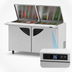 Thumbnail image #4 for Turbo Air Super Deluxe 60-Inch Two-Section Sandwich/Salad Mega Top Prep Table with Flat Lids and 24-Pan Opening