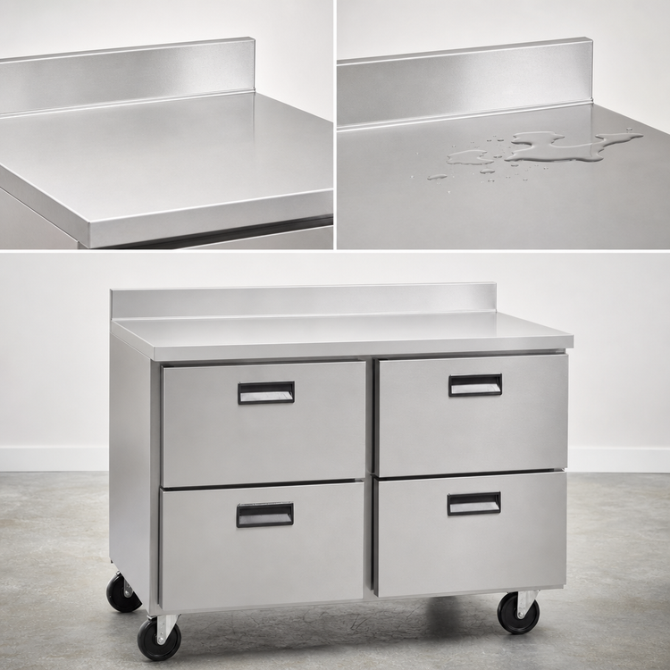 Product image #4 for Traulsen Centerline 48-Inch Worktop Undercounter Freezer with 4 Drawers