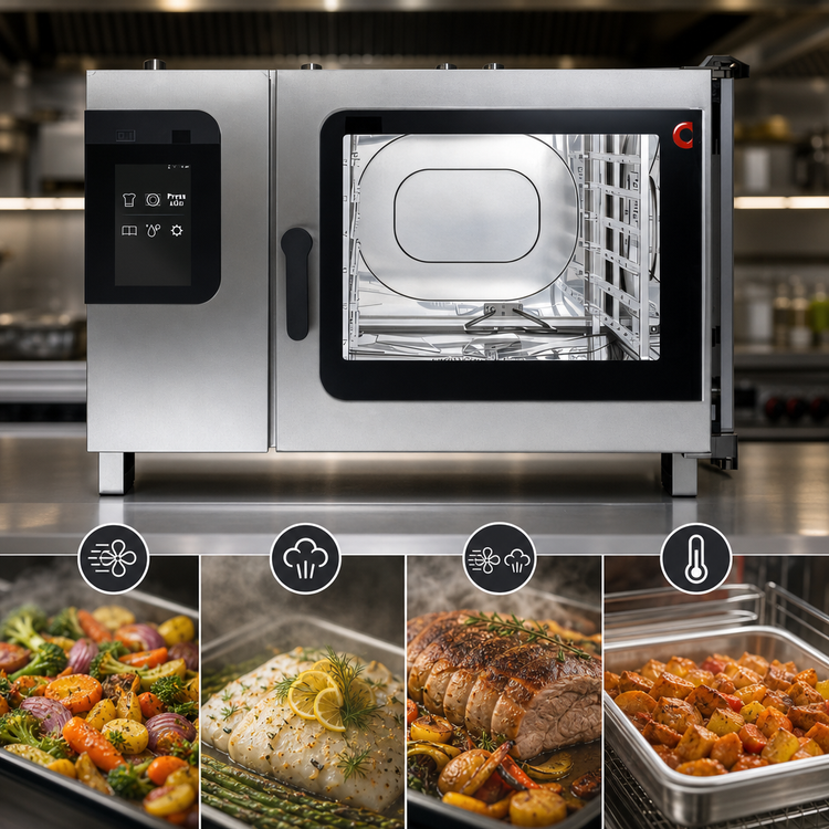 Product image #4 for Convotherm C4 ET 6.20GB-N Maxx Pro Full-Size Gas Combi Oven with EasyTouch Controls