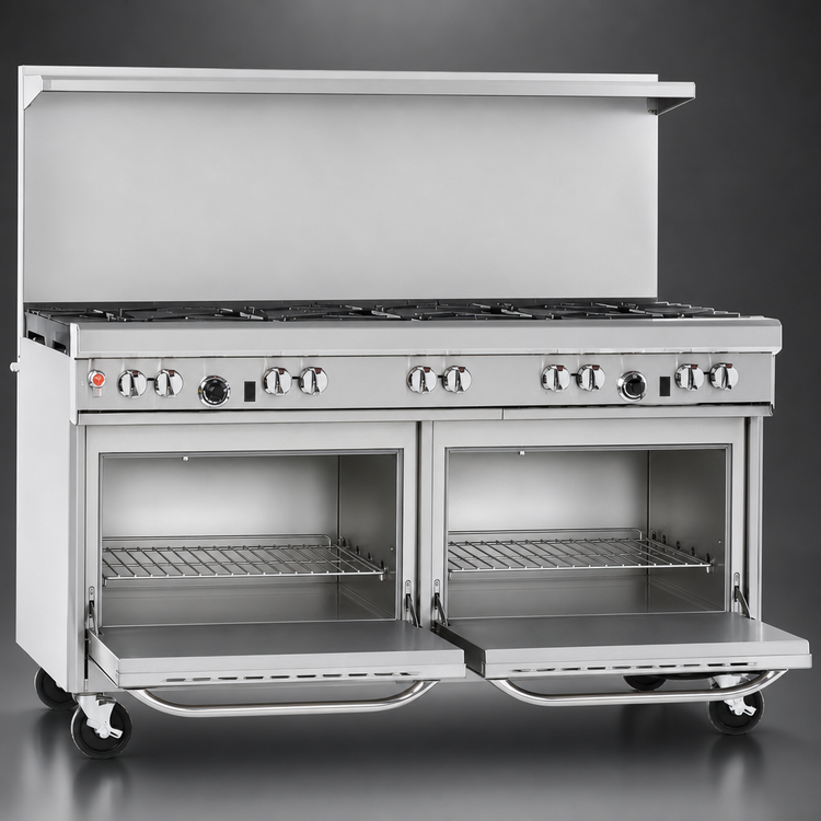 Product image #4 for Southbend Ultimate 60-Inch Gas Restaurant Range with 9 Open Burners and 2 Standard Ovens