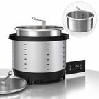 Thumbnail image #5 for Vollrath Mirage® 741103D Drop-In Induction Rethermalizer, Dry Operation, 11-Quart Round Inset, Digital Controls, Hinged Cover