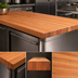 Thumbnail image #4 for Boos Block American Cherry Edge Grain Kitchen Countertop, 48 x 42 x 3 Inch, Varnique Finish