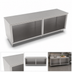Thumbnail image #4 for John Boos Stainless Steel Open Front Cabinet Base Work Table with Stallion Safety Edge, 108 x 30 Inches, Flat Top