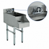 Thumbnail image #4 for Advance Tabco Underbar Basics 18-Inch Freestanding Stainless Steel Blender Station with Dump Sink and Deck-Mount Faucet