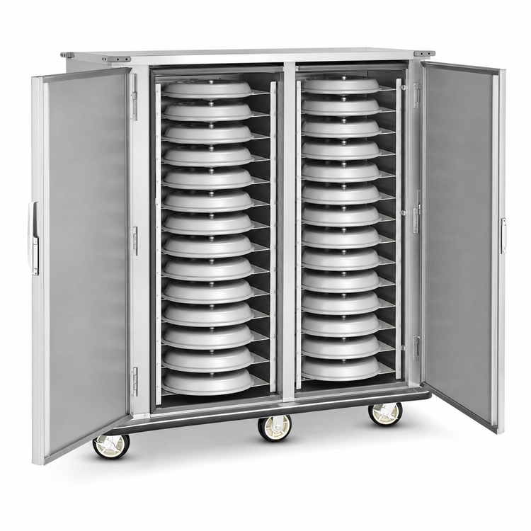 Product image #4 for FWE A-Series Heated Banquet Transport & Serve Cabinet, 2 Doors, 180 Covered Plate Capacity