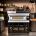 Thumbnail image #4 for Moretti Forni S140E Series Single-Deck Electric Deck Pizza Oven with Stand