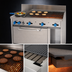 Thumbnail image #4 for Comstock-Castle F3430-3RB 48-Inch Gas Char-Broiler Range with 2 Open Star Burners, 36-Inch Char-Broiler, Oven, and Cabinet Base