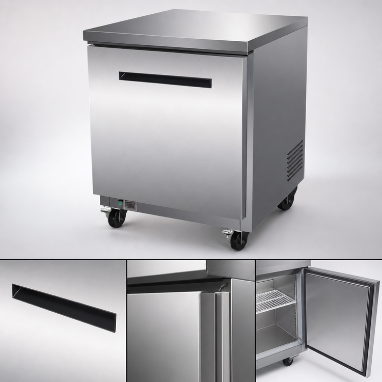 Product image #4 for Maxx Cold X-Series 27-Inch Undercounter Freezer, 6.5 Cu. Ft., One Section, Solid Door
