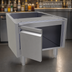 Thumbnail image #4 for Glastender 18-Inch Wide Single-Door Stainless Steel Underbar Add-On Cabinet Base