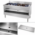 Thumbnail image #4 for Advance Tabco Underbar Basics 48-Inch Stainless Steel Beer Bath Bar Ice Bin