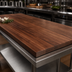 Thumbnail image #4 for John Boos Boos Block American Black Walnut Edge Grain Kitchen Countertop, Flat, 132 x 32 x 1-1/2 Inch, Varnique Finish