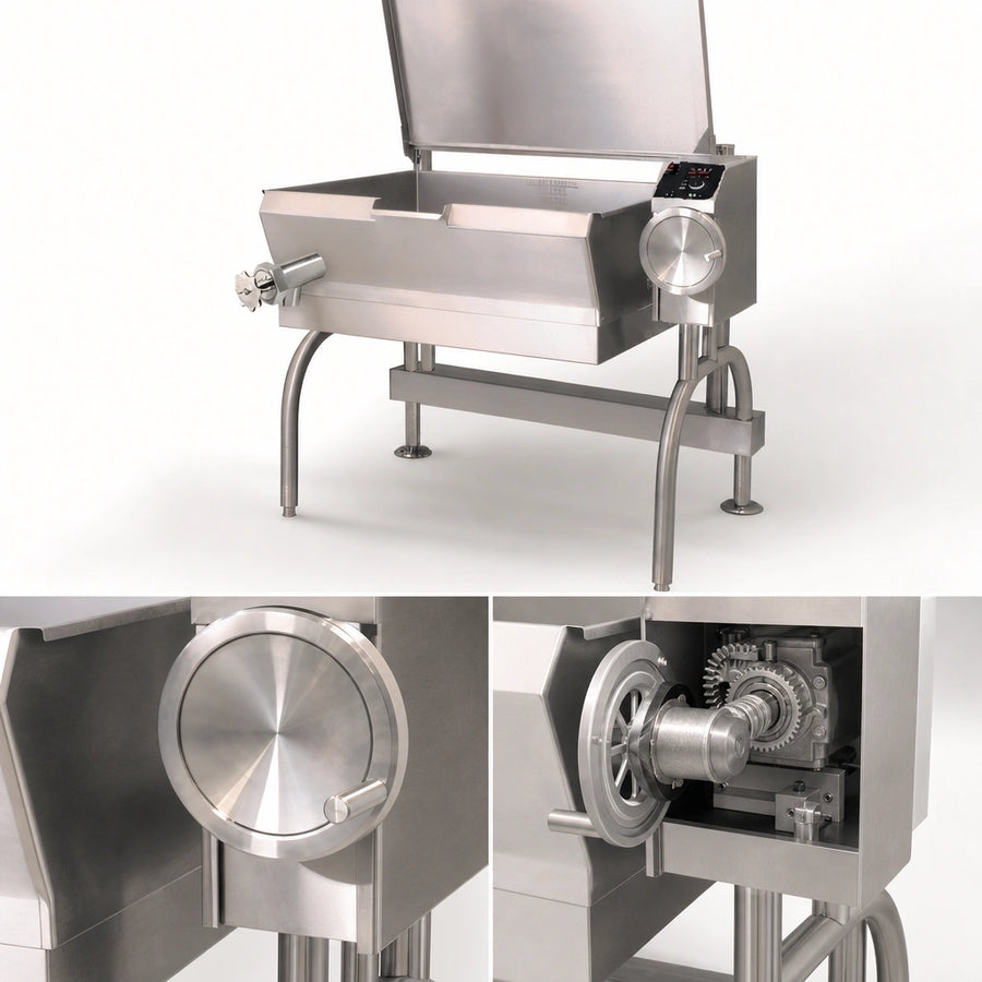 Manual Hand Tilt with Enclosed Gearbox