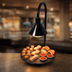 Thumbnail image #4 for Hatco Glo-Ray Portable Round Heated Simulated Stone Warming Shelf with Decorative Lamp, 16-Inch Diameter
