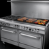 Thumbnail image #4 for Southbend Ultimate 60-Inch Gas Restaurant Range with 4 Star/Sauté Burners, 36-Inch Charbroiler, Convection Oven and Cabinet Base
