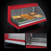 Thumbnail image #4 for Hatco Glo-Ray Designer Humidified Single-Shelf Countertop Heated Display Case, Curved Glass, 3-Pan, 45.5 Inch