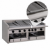 Thumbnail image #4 for Bakers Pride Dante Series C-60RS-R 60-Inch Countertop Gas Radiant Charbroiler, Stainless Steel, No Legs