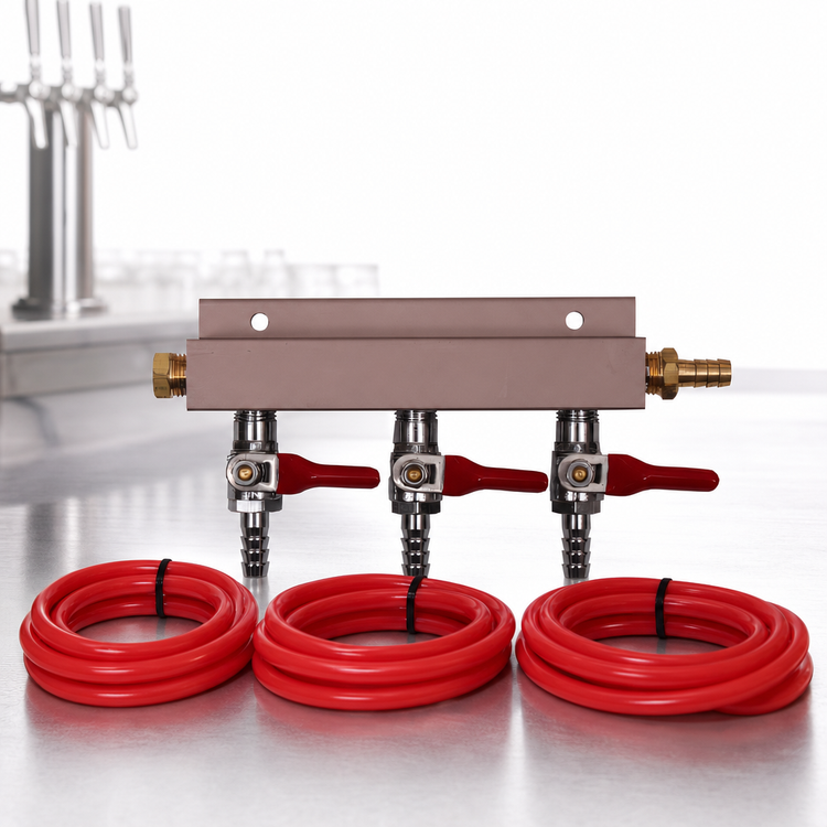 Product image #4 for Glastender Three-Product Gas Manifold Kit for Beer Dispensers
