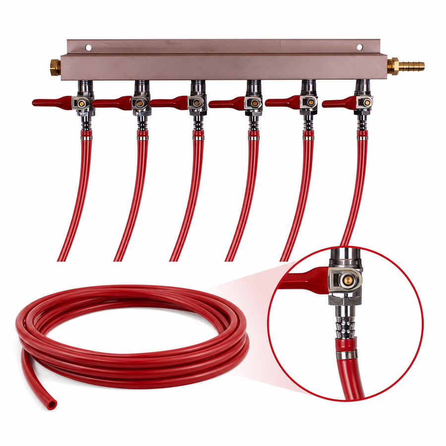 Red Gas Tubing Included