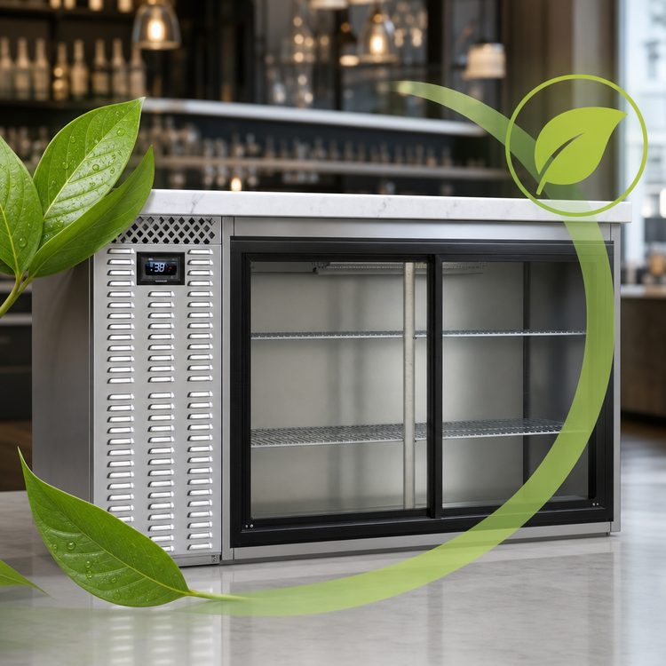 Product image #4 for Continental Refrigerator BB59NSSSGD 59" Refrigerated Back Bar Cooler with Sliding Glass Doors
