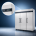 Thumbnail image #4 for Migali Competitor Series Three-Section Reach-In Refrigerator, 72.0 Cu. Ft., Top-Mount Self-Contained, Stainless Steel