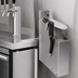 Thumbnail image #4 for CHOICE 4-Inch Underbar Stainless Steel Soda Gun Holder with Integral Drip Pan