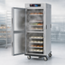 Thumbnail image #4 for Metro C5 9 Series Full-Height Mobile Controlled Humidity Heated Holding and Proofing Cabinet with Solid Dutch Doors and Universal Wire Slides