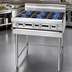 Thumbnail image #4 for Jade Range (Middleby) Titan JMRH-4-A 24-Inch Modular Gas Open Burner Range, 4 Burners, Stainless Steel Exterior