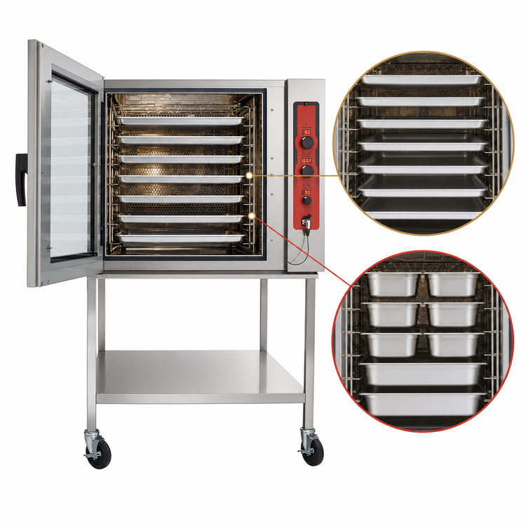 Product image #5 for Vulcan ABC Series ABC7E-480P Electric Boilerless Combi Oven/Steamer, 480V, 7 Full-Size Sheet Pan Capacity
