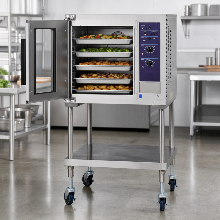 Product image #4 for Lang ECOH-AP Half-Size Electric 1-Deck Convection Oven, 5-Pan Capacity
