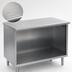 Thumbnail image #4 for Eagle Spec-Master Open Front Stainless Steel Cabinet Base Work Table, 84 x 24 Inches