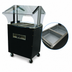 Thumbnail image #4 for Portable Electric Open-Well Hot Food Buffet Table with Double-Sided Sneeze Guard, 2 Wells, and Enclosed Base
