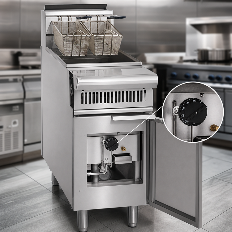 Product image #4 for Imperial Spec Series Heavy Duty Range Match Gas Fryer, 75 lb. Capacity
