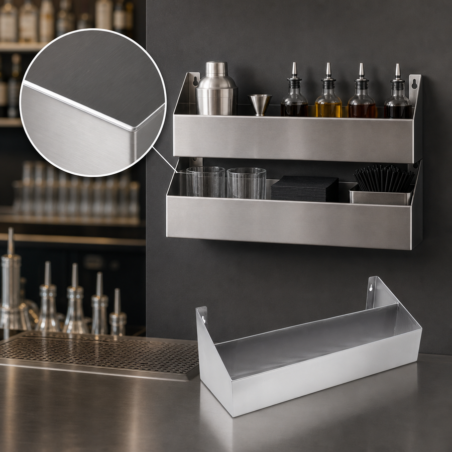 18-Gauge Stainless Steel Construction