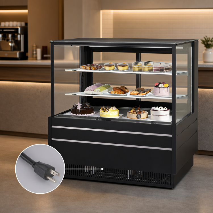 Product image #5 for Turbo Air 48 1/2 Inch Full Service Refrigerated Straight Front Bakery Display Case