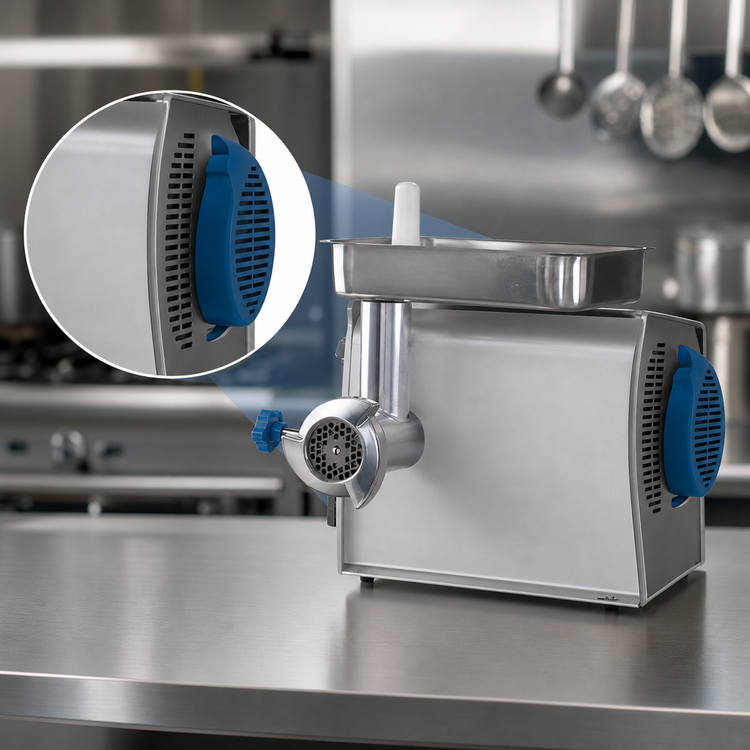 Product image #5 for Edlund EDVG-12SS Electric Bench-Type Meat Grinder with Stainless Steel Propeller and Feed Chute