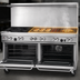Thumbnail image #4 for Southbend Ultimate 60-Inch Gas Restaurant Range with 2 Open Burners, 48-Inch Griddle, Standard Oven and Convection Oven
